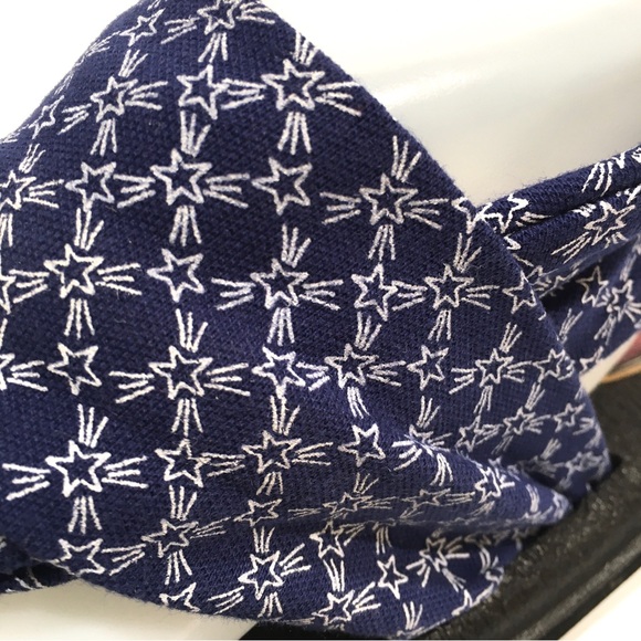 SANUK YOGA SLING PATRIOT SANDALS -BLUE STARS JERSEY -US 11 -NEW - Picture 5 of 10